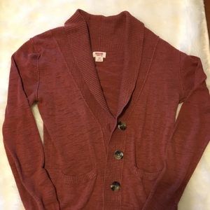 Mossimo Burnt Orange Lightweight Cardigan